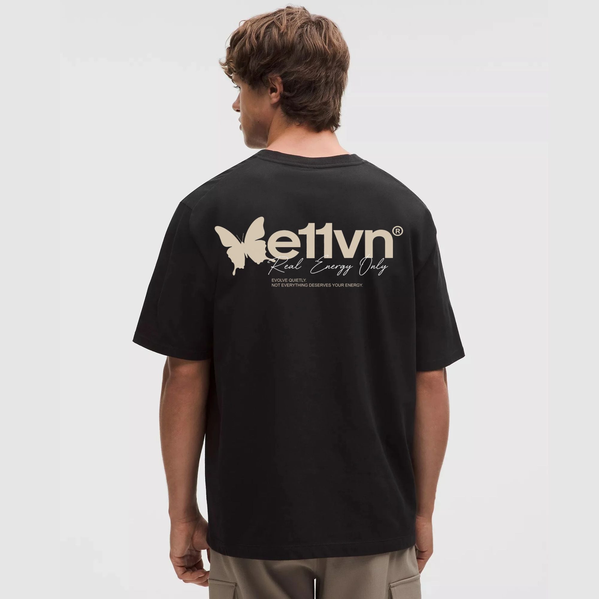 Real Energy Only Black Tee