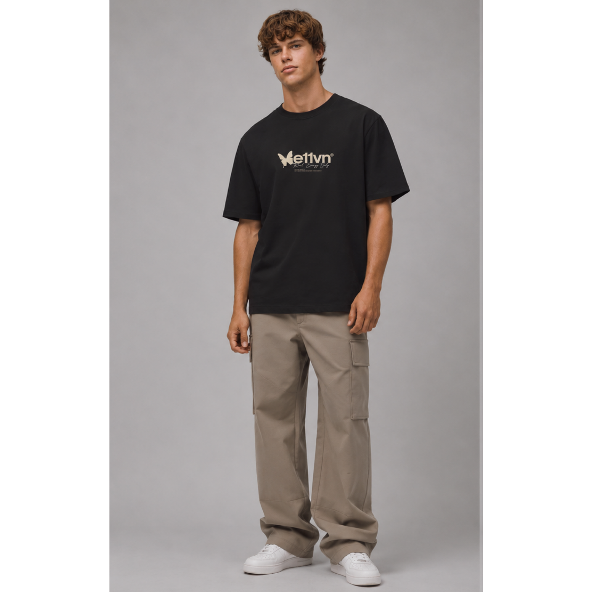 Real Energy Only Black Tee